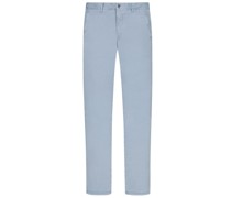 Chino mit Stretchanteil, Slim Fit Hellblau