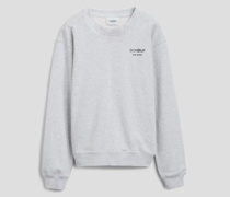 Sweatshirt Jersey-Qualität Hellgrau