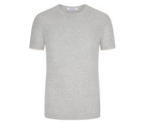 Gran Sasso T-Shirt im Baumwolle-Leinen-Mix