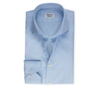 Stenströms Hemd in Twofold Super Cotton-Qualität mit Streifenmuster, Fitted Body