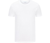 Gran Sasso Ultraleichtes T-Shirt aus Seide in melierter Optik