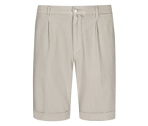 Superleichte Bermudas Seersucker-Qualität Beige