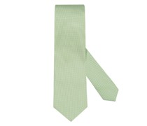 Seidenkrawatte mit geometrischem Muster Mint