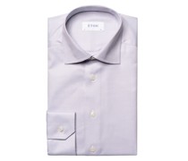 Eton Hemd mit Tencel-Anteil und Hahnentritt-Muster, Slim Fit