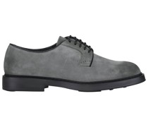 Doucal's Derby-Schuhe aus Veloursleder mit Profilsohle
