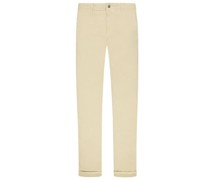 Chino mit Stretchanteil, Slim Fit Beige