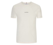 Softes T-Shirt Jersey-Qualität mit Ärmelumschlag Offwhite