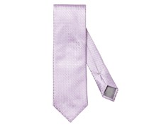 Krawatte aus Seide mit filigranem Muster Lila