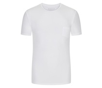 T-Shirt im Modal-Stretch Weiß