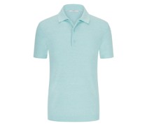 Eckerle Poloshirt im Merino-Leinen-Mix