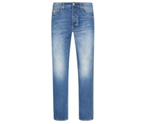 Jeans mit Stretchanteil, Morrison, Slim Fit Blau