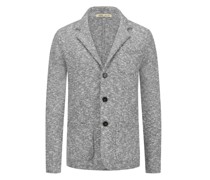 Cardigan aus einem Schurwollgemisch Grau