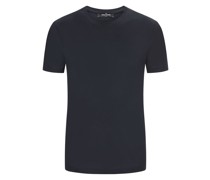 Gran Sasso T-Shirt aus Seide in melierter Optik