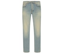 Dondup Jeans in Bleached-Optik mit Stretchanteil, Tapered Slim Fit
