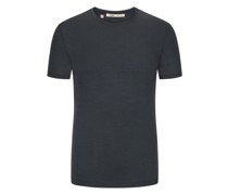 Hochwertiges T-Shirt aus Wolljersey, Reda Active Anthrazit