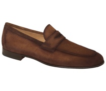 Loafer Veloursleder Braun