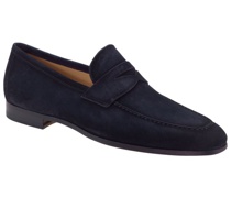 Edler Loafer aus Veloursleder Marine
