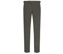 Baumwoll-Chino Washed-Optik Anthrazit