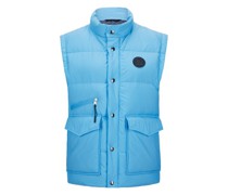 Steppweste mit Daunenfüllung Mittelblau