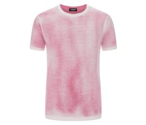 Dondup Handgefertigtes T-Shirt in Washed-Dyed-Qualität