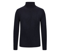 Superweicher Turtleneck-Pullover im Alpaka-Woll-Mix Marine