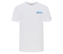 Mc2 Saint Barth T-Shirt mit rückseitigem Aperol-Motiv