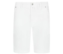 5-Pocket-Bermudas Lou Washed-Optik Weiß