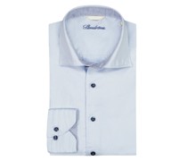 Stenströms Hemd in Twofold Super Cotton-Qualität mit Ausputz, Fitted Body