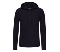 Leichter Hoodie aus Kaschmir Marine