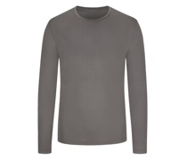 Pyjama-Longsleeve Braun