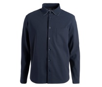 Softes Overshirt aus Neopren Marine