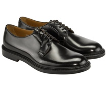 Blucher Businessschuh mit Glanz-Effekt Schwarz