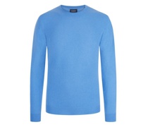 Pullover aus Kaschmir Blau