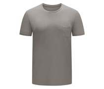 T-Shirt im Modal-Stretch Taupe