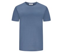 Gran Sasso Glattes T-Shirt aus merzerisierter Baumwolle