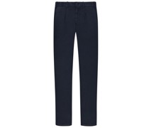 Leichte Chino mit Stretchanteil Mittelblau