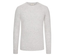 Pullover aus Wolle Hellgrau