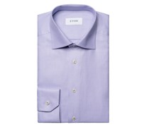 Eton Hemd aus Baumwolle mit feinem Muster, Slim Fit
