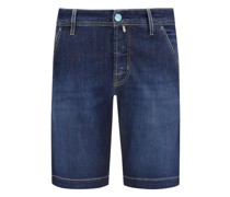 Denim Bermudas Lou Slim Fit Graublau
