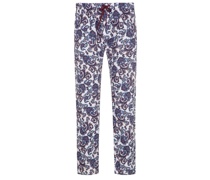 Schlafanzughose mit Paisley-Muster Weiß