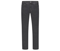 Jeans mit Iconic-Stretch, John, Slim-Fit Anthrazit