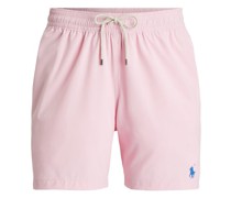 Badeshorts mit Logo-Stickerei Pink