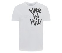 Dondup T-Shirt mit Graffiti-Schriftzug
