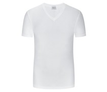 Novila Unterhemd in Jersey-Qualität mit V-Neck, Stretch-Cotton