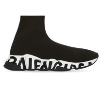 Speed Sneaker Graffiti aus Recyceltem Strick
