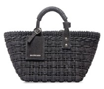 Bistro XS Korb mit Trageriemen aus Denim