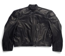 Oversized Biker Jacke