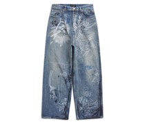 Graffiti Baggy Hose