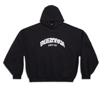 Back Flip Round Hoodie Oversized