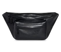 Premium XXL Gürteltasche aus Crush Paper-Kalbsleder